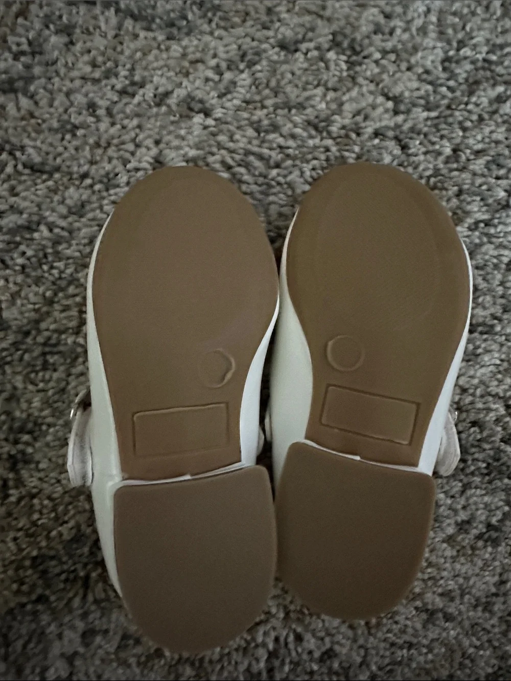 jumping beans White Patent Mary Jane Flats for Girls